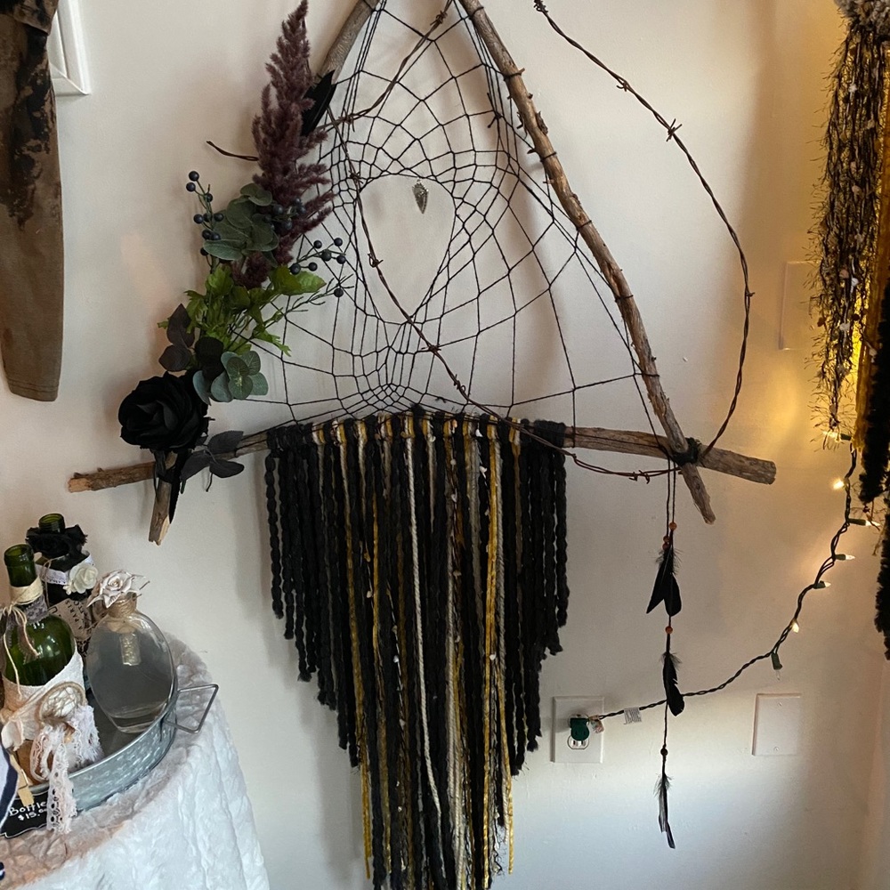 Black barb dreamcatcher